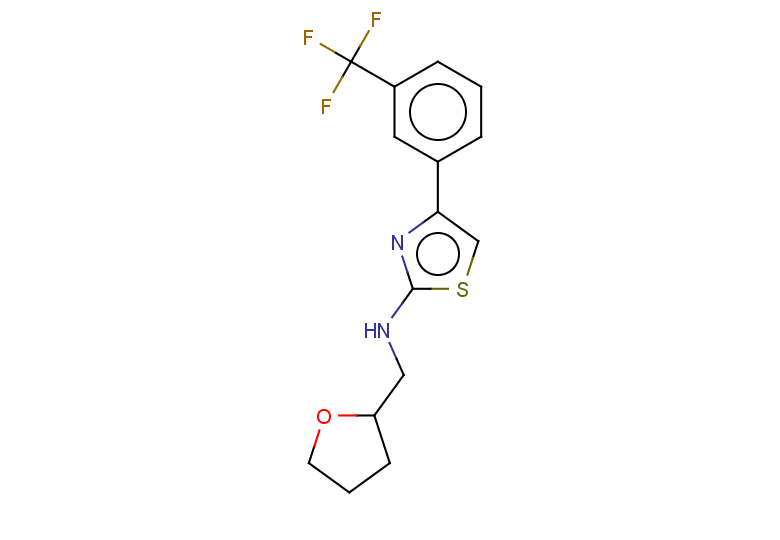 N-(oxolan-2-ylmethyl)-4-[3-(trifluoromethyl)phenyl]-1,3-thiazol-2-amine