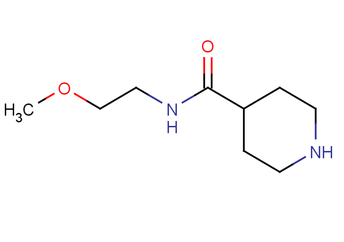 N-(2-methoxyethyl)piperidine-4-carboxamide