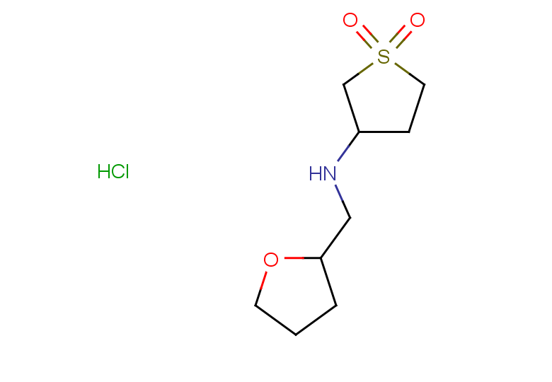 3-[(oxolan-2-ylmethyl)amino]-1lambda6-thiolane-1,1-dione hydrochloride