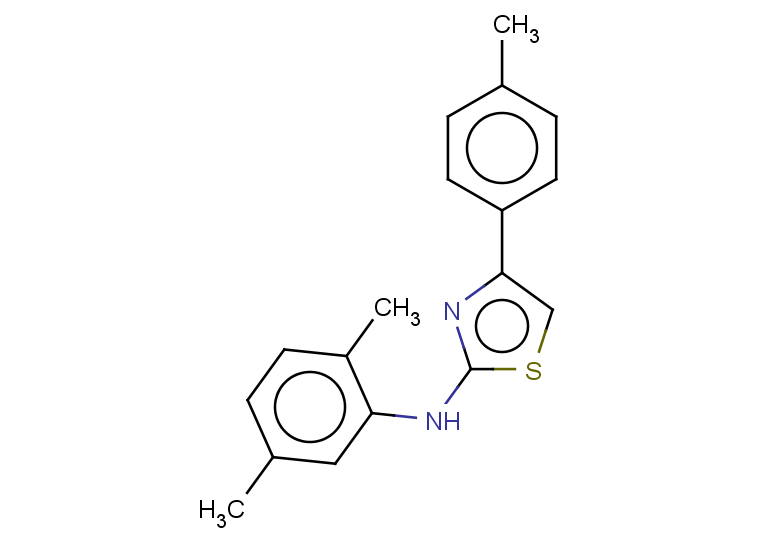 N-(2,5-dimethylphenyl)-4-(4-methylphenyl)-1,3-thiazol-2-amine