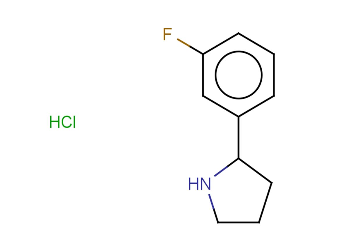 2-(3-fluorophenyl)pyrrolidine hydrochloride