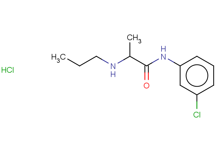 N-(3-chlorophenyl)-2-(propylamino)propanamide hydrochloride