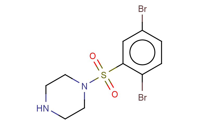1-(2,5-dibromobenzenesulfonyl)piperazine