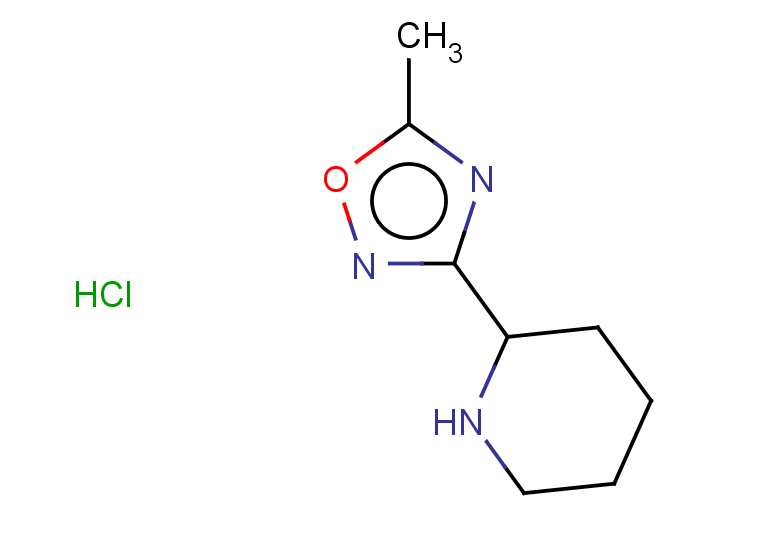 2-(5-methyl-1,2,4-oxadiazol-3-yl)piperidine hydrochloride