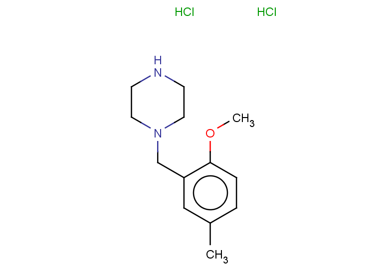 1-[(2-methoxy-5-methylphenyl)methyl]piperazine dihydrochloride