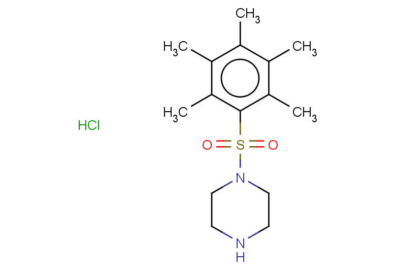 1-(pentamethylbenzenesulfonyl)piperazine hydrochloride