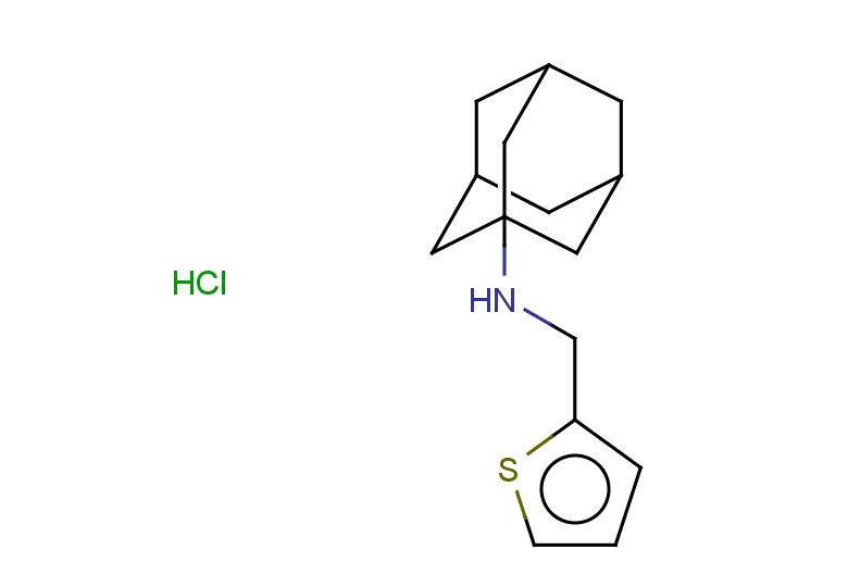 N-(thiophen-2-ylmethyl)adamantan-1-amine hydrochloride