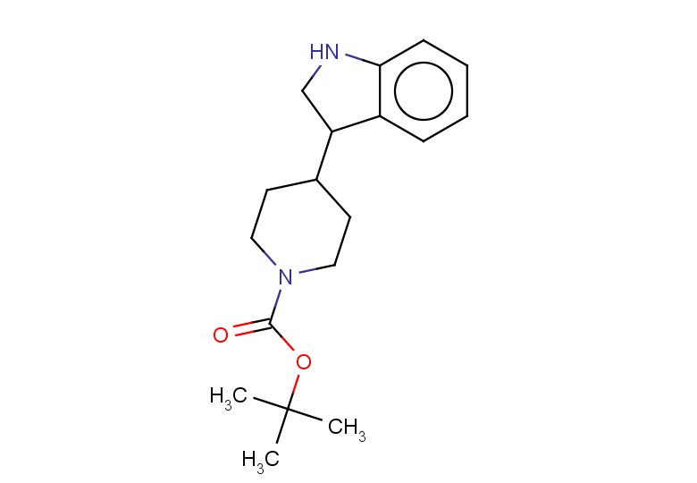 tert-butyl 4-(2,3-dihydro-1H-indol-3-yl)piperidine-1-carboxylate