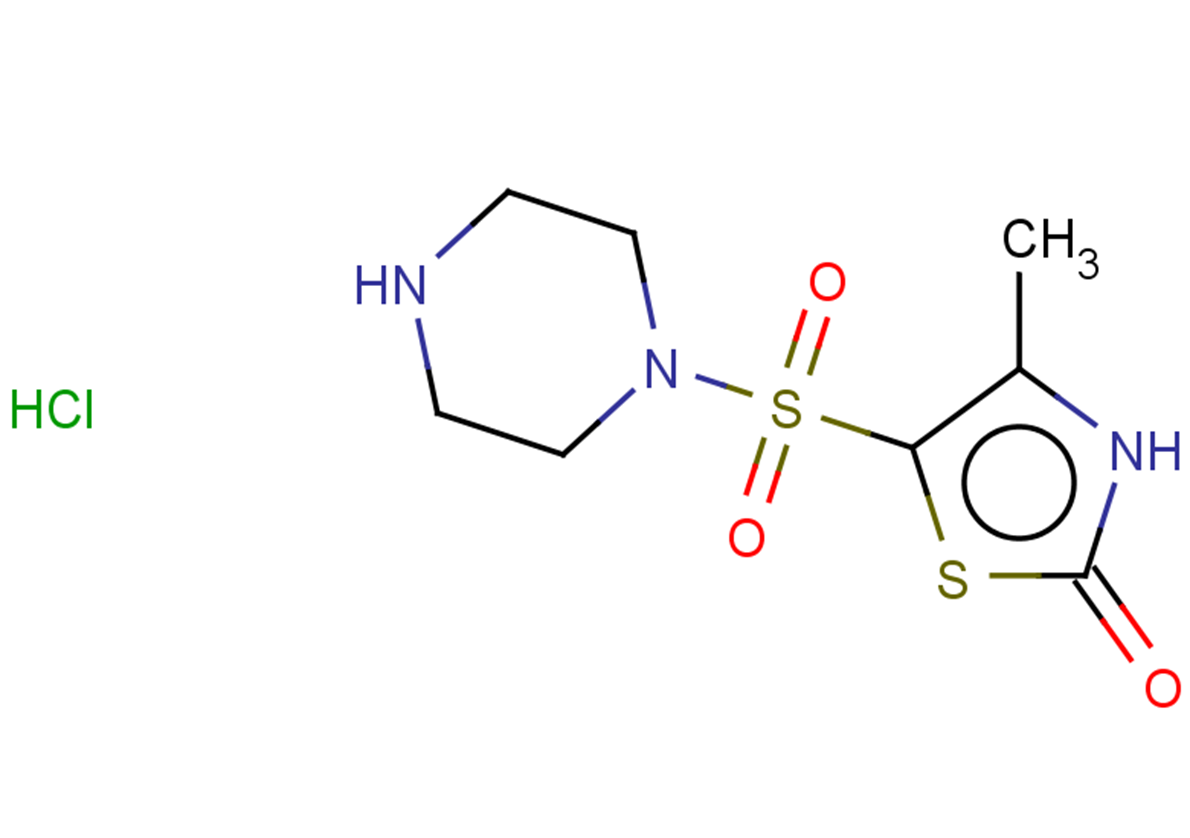4-methyl-5-(piperazine-1-sulfonyl)-2,3-dihydro-1,3-thiazol-2-one hydrochloride