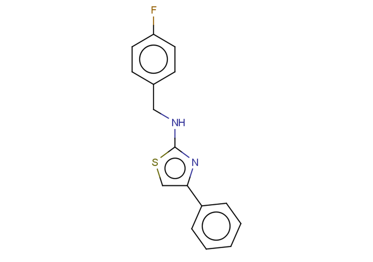 N-[(4-fluorophenyl)methyl]-4-phenyl-1,3-thiazol-2-amine