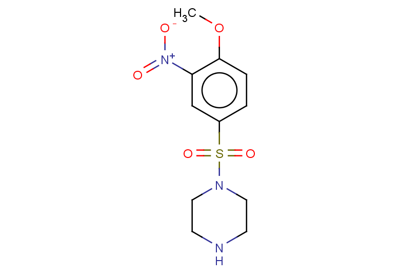 1-(4-methoxy-3-nitrobenzenesulfonyl)piperazine