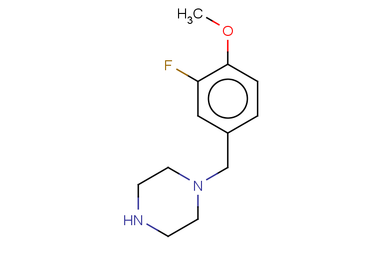 1-[(3-fluoro-4-methoxyphenyl)methyl]piperazine