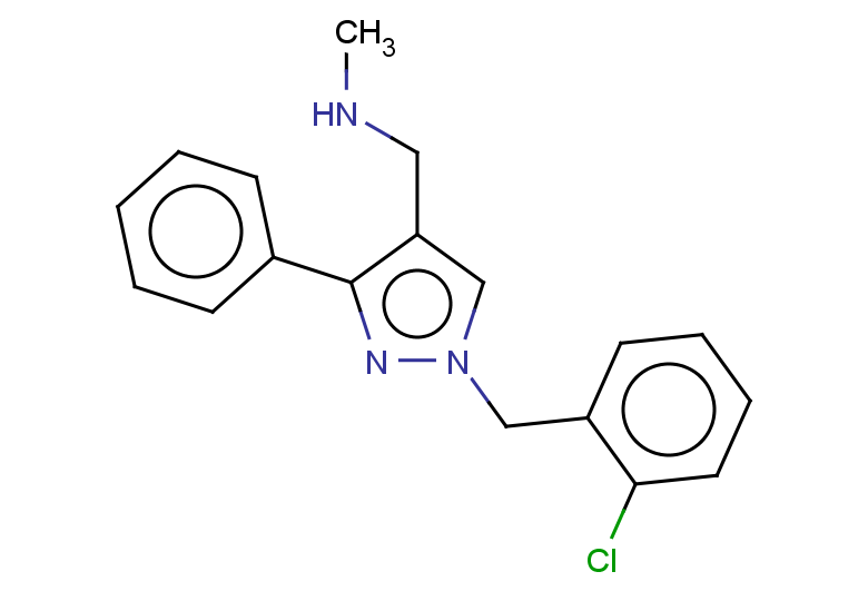 ({1-[(2-chlorophenyl)methyl]-3-phenyl-1H-pyrazol-4-yl}methyl)(methyl)amine