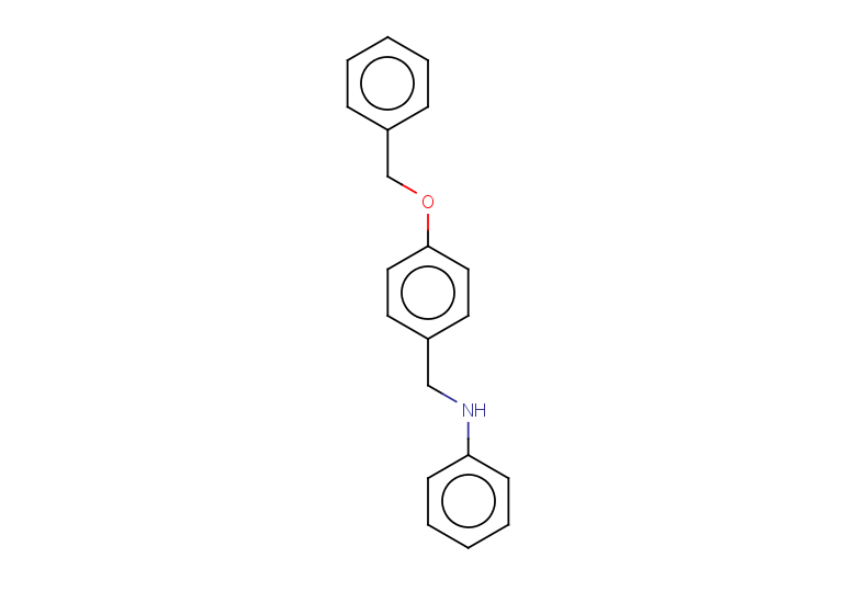 N-{[4-(benzyloxy)phenyl]methyl}aniline
