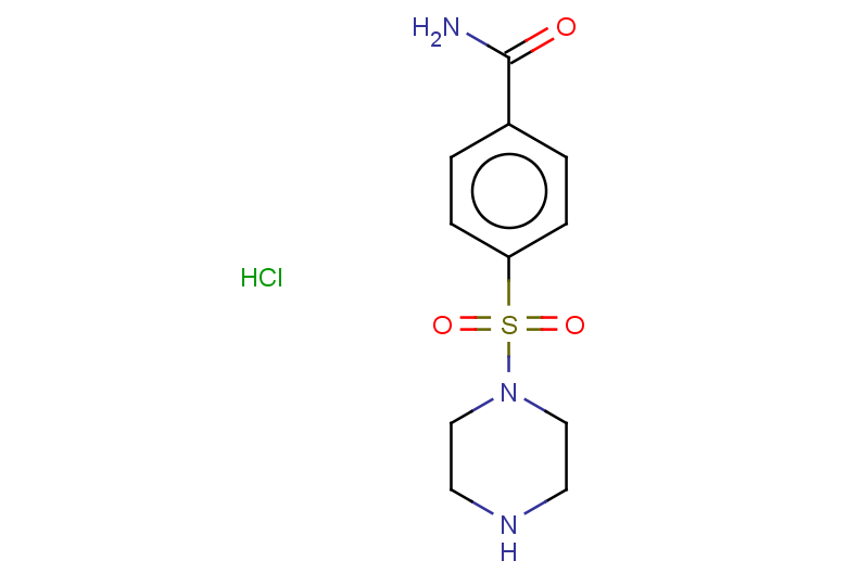 4-(piperazine-1-sulfonyl)benzamide hydrochloride