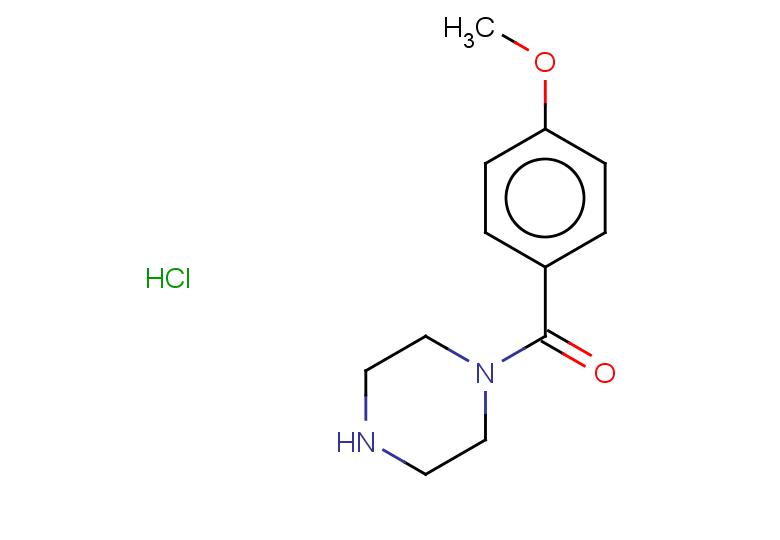 1-(4-methoxybenzoyl)piperazine hydrochloride