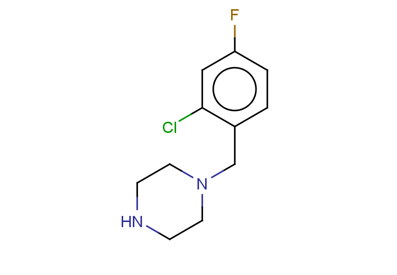 1-[(2-chloro-4-fluorophenyl)methyl]piperazine