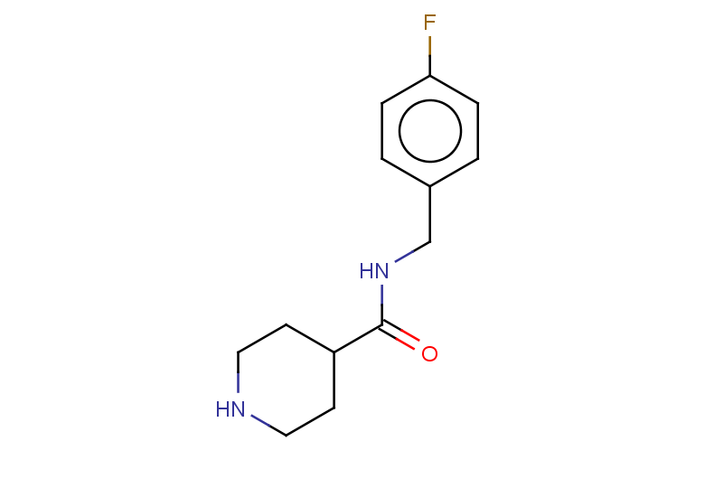 N-[(4-fluorophenyl)methyl]piperidine-4-carboxamide