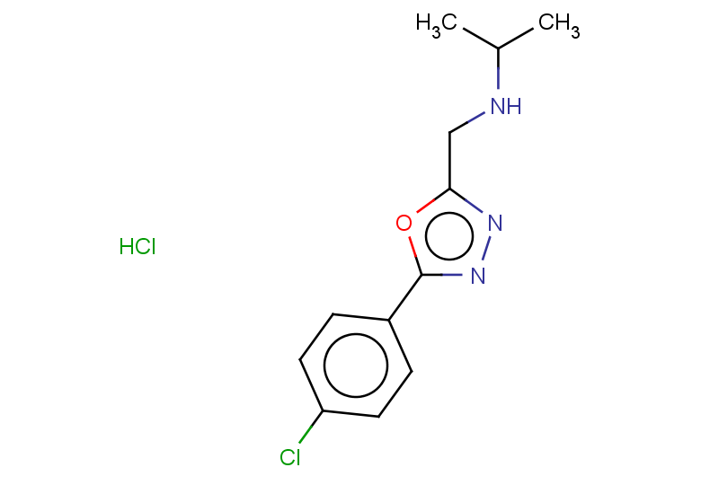 {[5-(4-chlorophenyl)-1,3,4-oxadiazol-2-yl]methyl}(propan-2-yl)amine hydrochloride