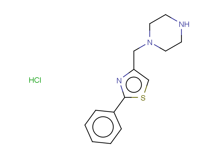 1-[(2-phenyl-1,3-thiazol-4-yl)methyl]piperazine hydrochloride