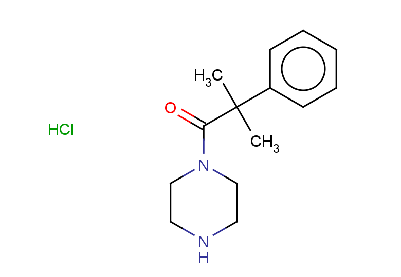 2-methyl-2-phenyl-1-(piperazin-1-yl)propan-1-one hydrochloride