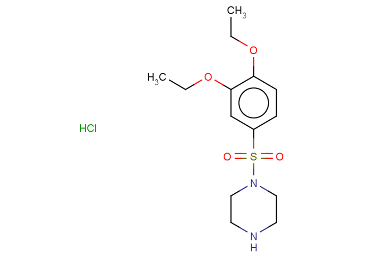1-(3,4-diethoxybenzenesulfonyl)piperazine hydrochloride