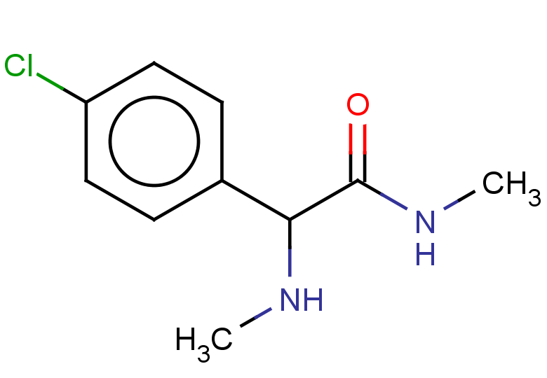 2-(4-chlorophenyl)-N-methyl-2-(methylamino)acetamide