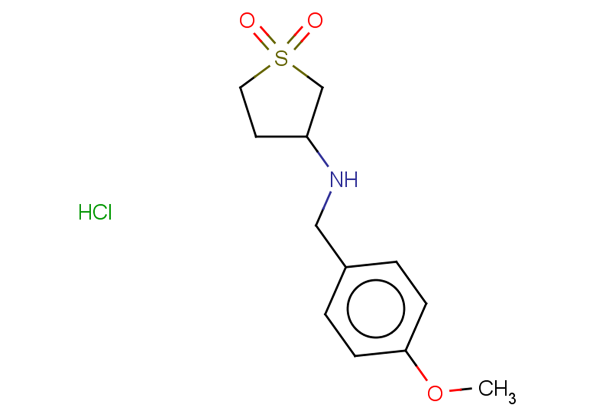 3-{[(4-methoxyphenyl)methyl]amino}-1lambda6-thiolane-1,1-dione hydrochloride