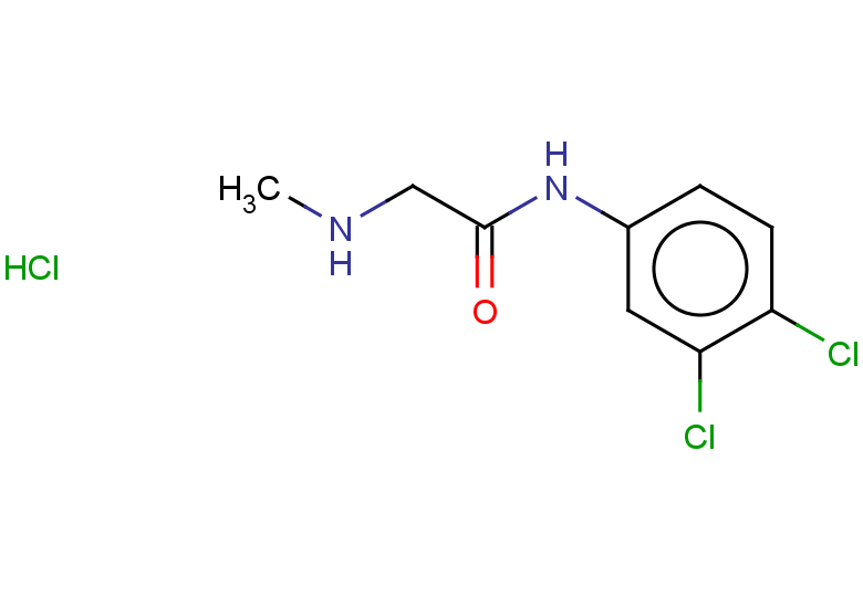 N-(3,4-dichlorophenyl)-2-(methylamino)acetamide hydrochloride