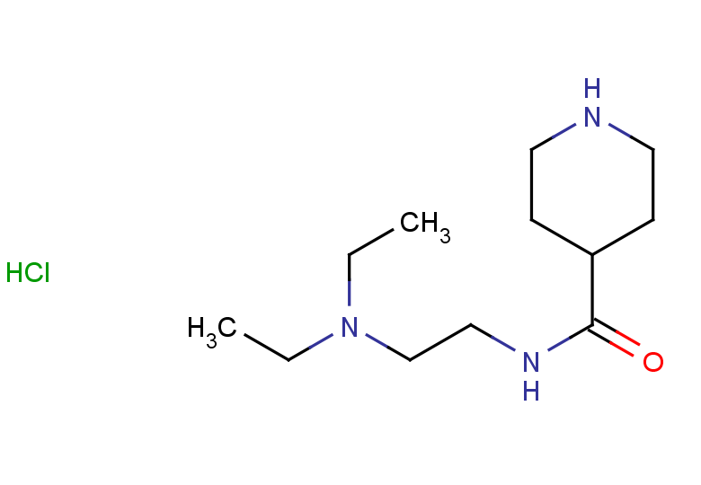 N-[2-(diethylamino)ethyl]piperidine-4-carboxamide hydrochloride