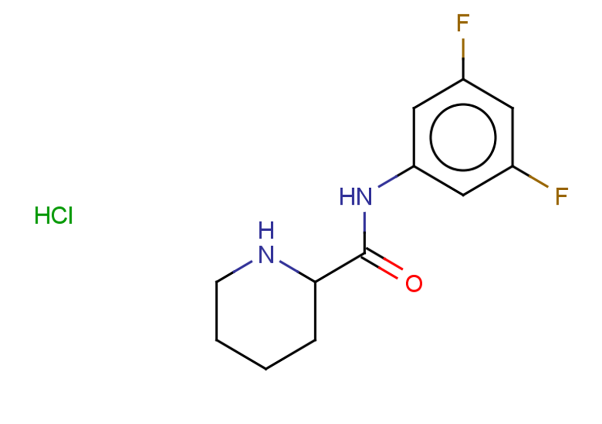 N-(3,5-difluorophenyl)piperidine-2-carboxamide hydrochloride