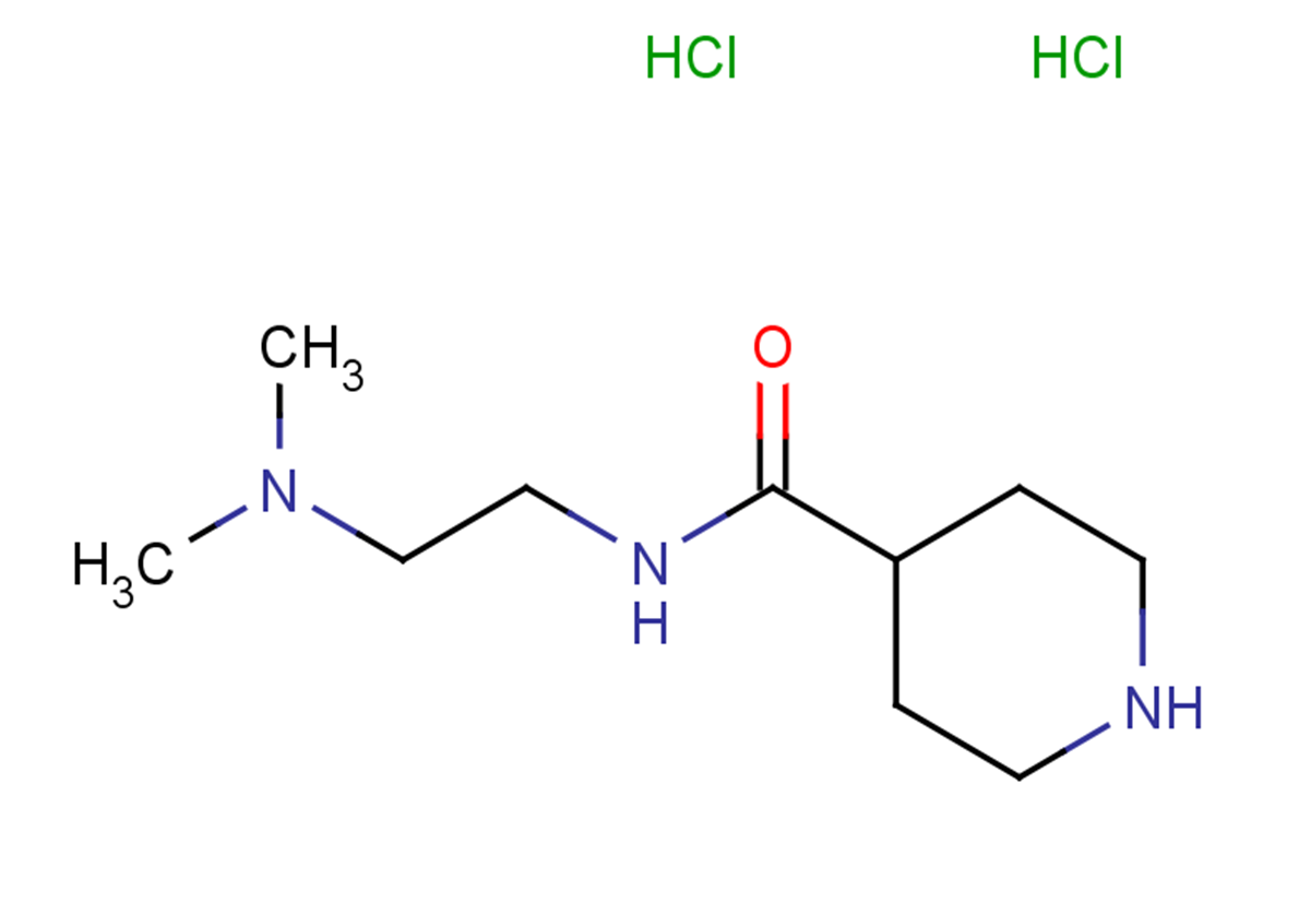 N-[2-(dimethylamino)ethyl]piperidine-4-carboxamide dihydrochloride