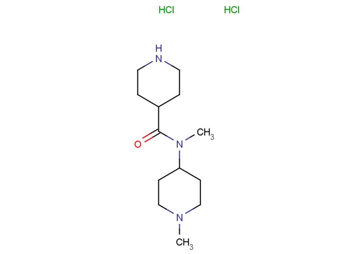 N-methyl-N-(1-methylpiperidin-4-yl)piperidine-4-carboxamide dihydrochloride
