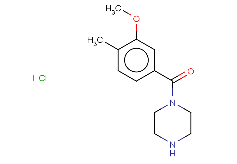 1-(3-methoxy-4-methylbenzoyl)piperazine hydrochloride