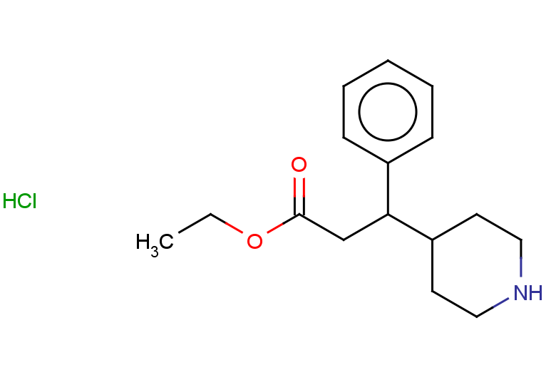 ethyl 3-phenyl-3-(piperidin-4-yl)propanoate hydrochloride
