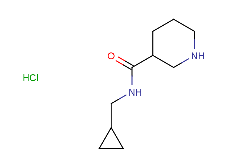N-(cyclopropylmethyl)piperidine-3-carboxamide hydrochloride
