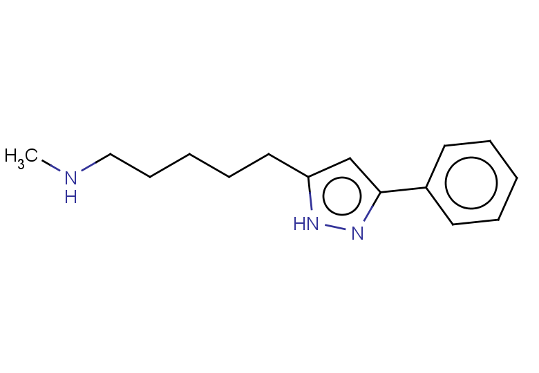 methyl[5-(3-phenyl-1H-pyrazol-5-yl)pentyl]amine