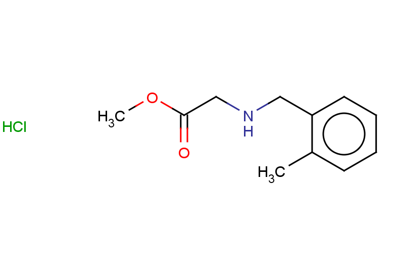 methyl 2-{[(2-methylphenyl)methyl]amino}acetate hydrochloride