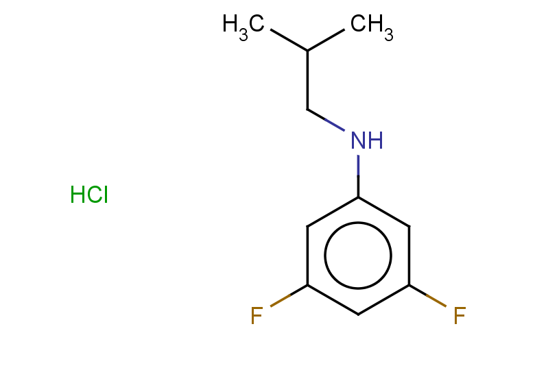 3,5-difluoro-N-(2-methylpropyl)aniline hydrochloride