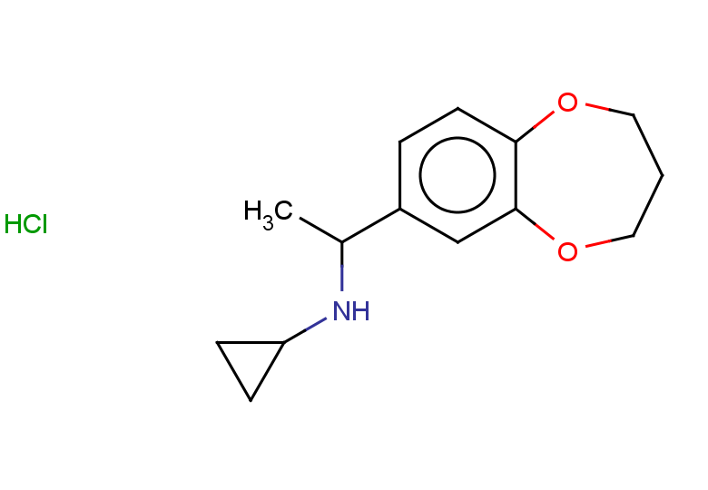 N-[1-(3,4-dihydro-2H-1,5-benzodioxepin-7-yl)ethyl]cyclopropanamine hydrochloride