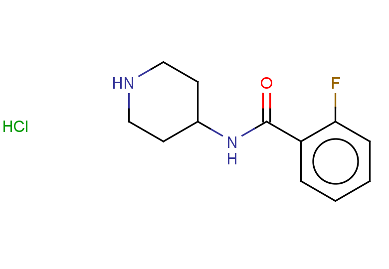 2-fluoro-N-(piperidin-4-yl)benzamide hydrochloride