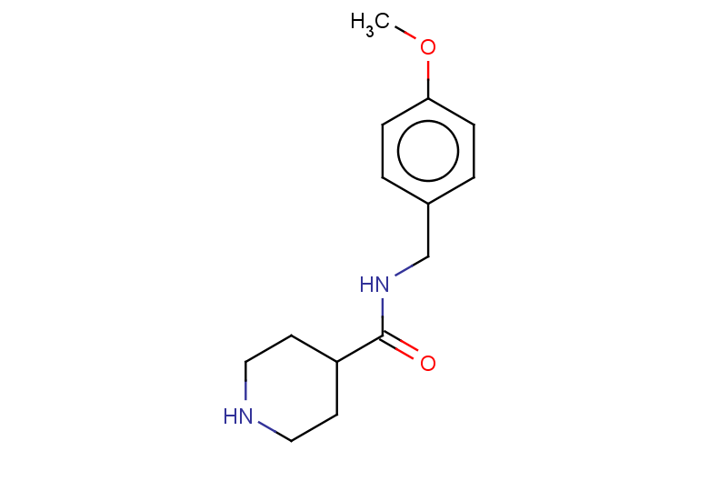 N-[(4-methoxyphenyl)methyl]piperidine-4-carboxamide