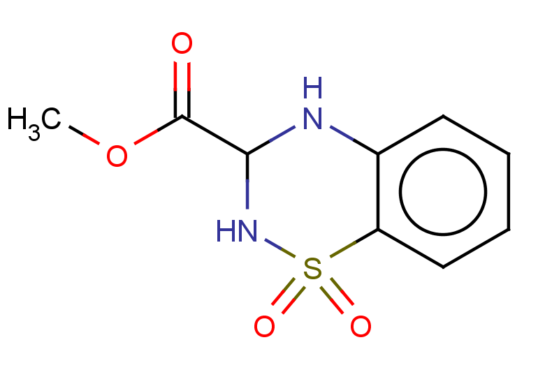 methyl 1,1-dioxo-3,4-dihydro-2H-1,2,4-benzothiadiazine-3-carboxylate