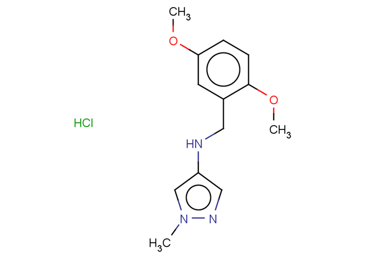 N-[(2,5-dimethoxyphenyl)methyl]-1-methyl-1H-pyrazol-4-amine hydrochloride