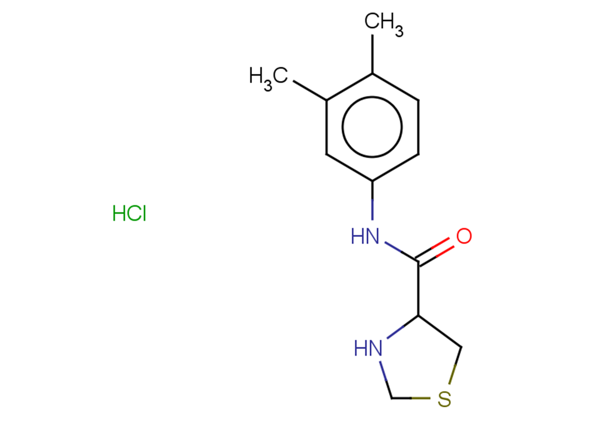 N-(3,4-dimethylphenyl)-1,3-thiazolidine-4-carboxamide hydrochloride