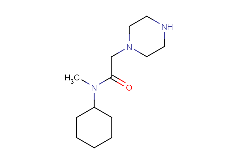 N-cyclohexyl-N-methyl-2-(piperazin-1-yl)acetamide