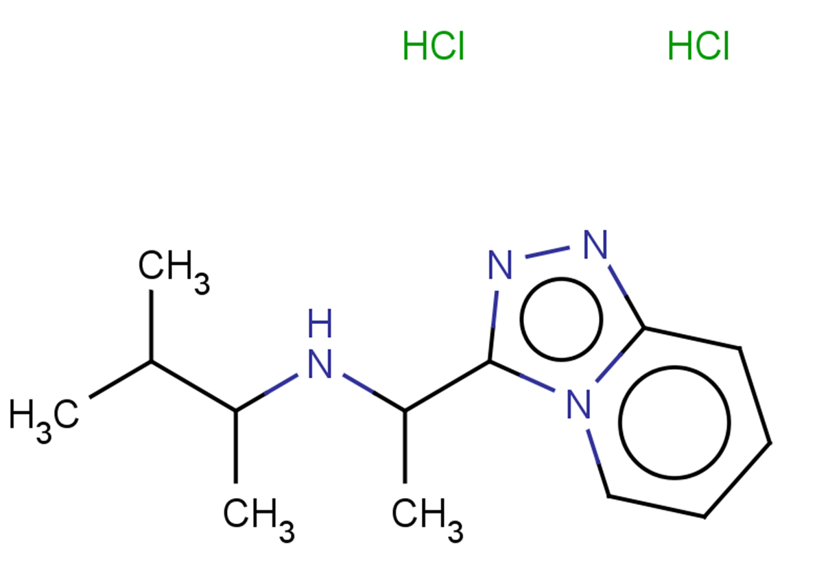 (3-methylbutan-2-yl)(1-{[1,2,4]triazolo[4,3-a]pyridin-3-yl}ethyl)amine dihydrochloride