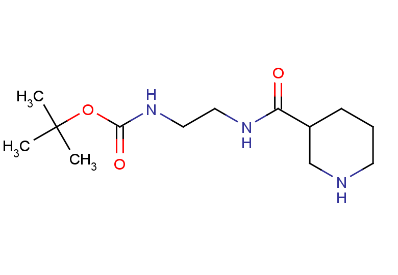 tert-butyl N-{2-[(piperidin-3-yl)formamido]ethyl}carbamate