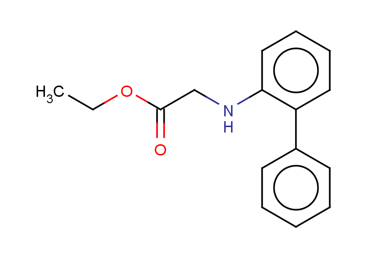 ethyl 2-[(2-phenylphenyl)amino]acetate
