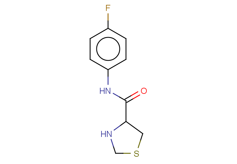 N-(4-fluorophenyl)-1,3-thiazolidine-4-carboxamide